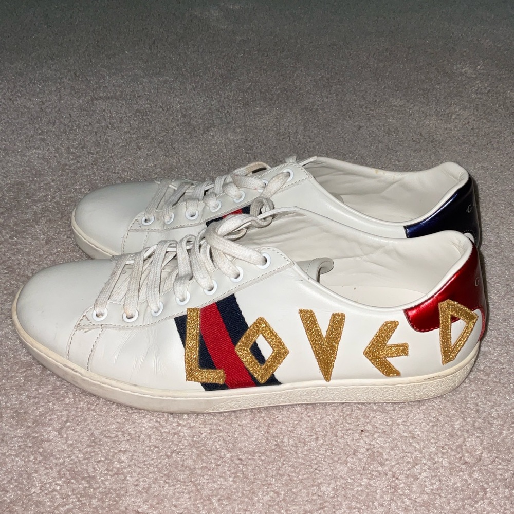 Gucci Embroidered Sneakers - Picture 4 of 6